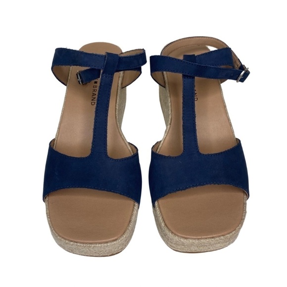 Lucky Brand New Women's Valki Wedge Espadrille Suede Sandal Sz 10 - Picture 5 of 11